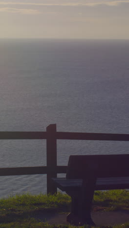 bench looking out over the sea