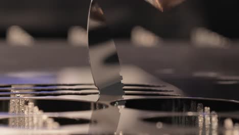 cnc laser cutting of metal, modern industrial technology.