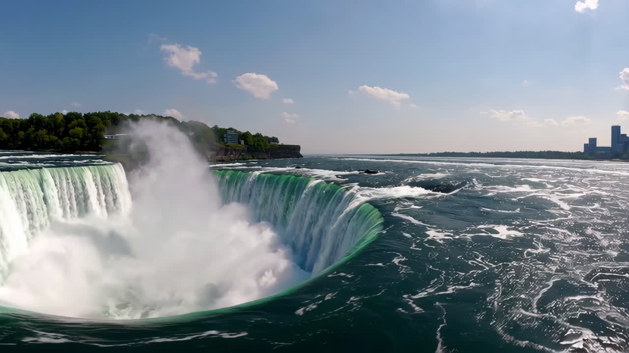Panoramic View of Niagara Falls
