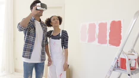 Couple-uses-virtual-reality-glasses-to-choose