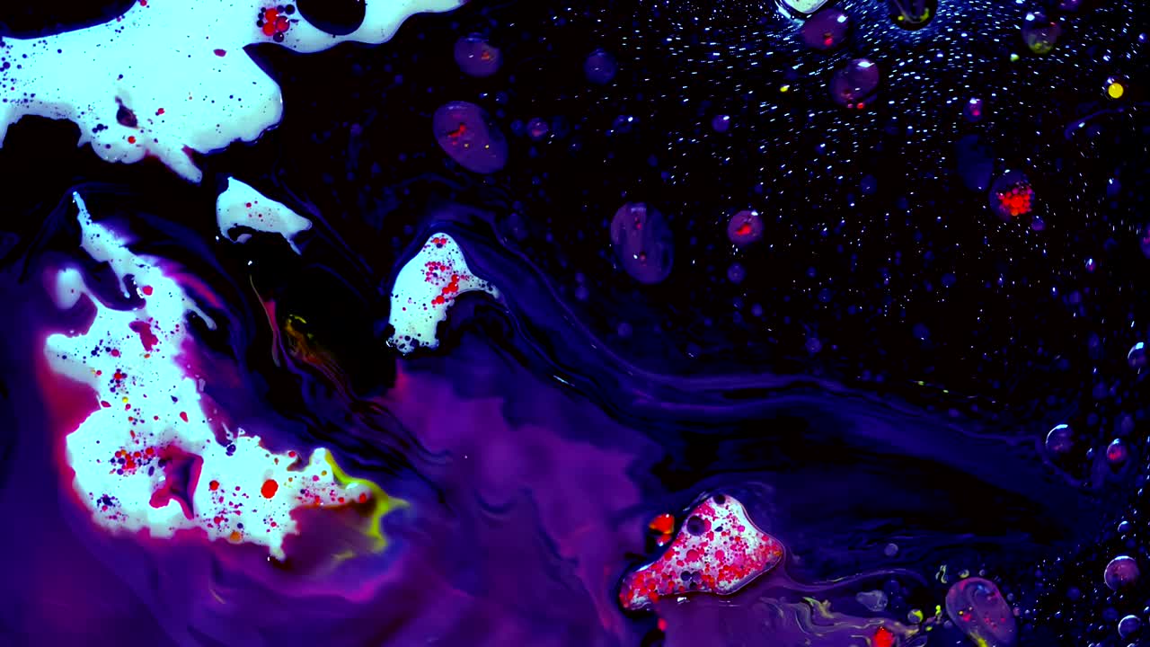 акварельная чернила в воде с маслом. футуристический фон тренда.