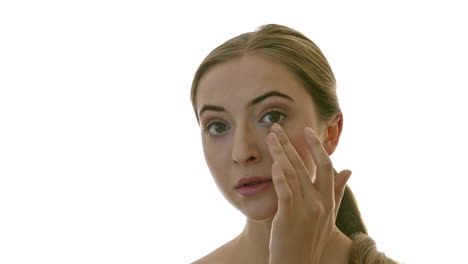 under-eye skin care