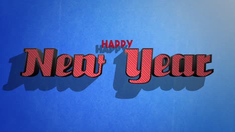 Texto-Retro-Feliz-Año-Nuevo-Ambientado-En-Una-Textura-Grunge-Azul