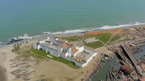 breathtaking aerial view of the cape coast castle_2