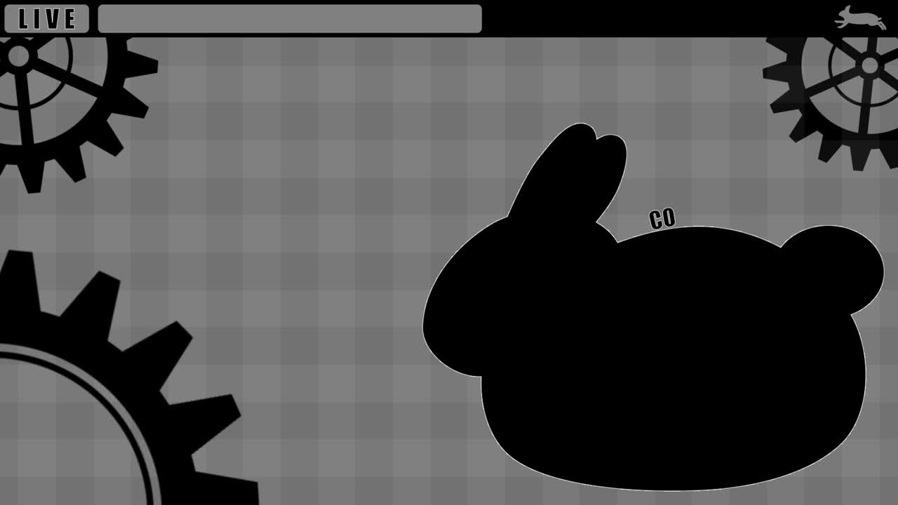 Gear rabbit Looping streaming background. 1080p.mp4