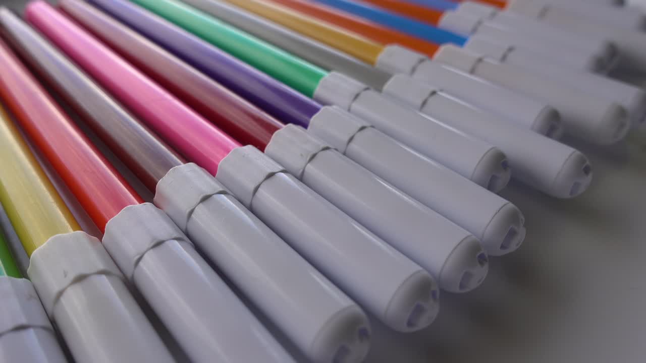 marcadores como movimiento lento de fondo