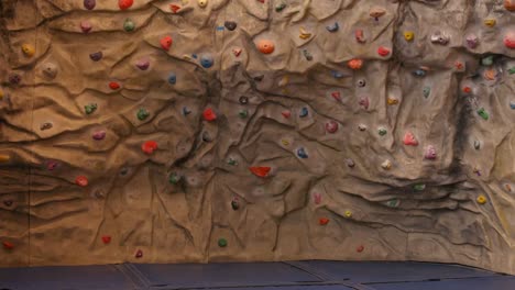 rock climbing wall