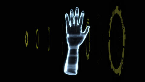 animation of scope scanning over hand