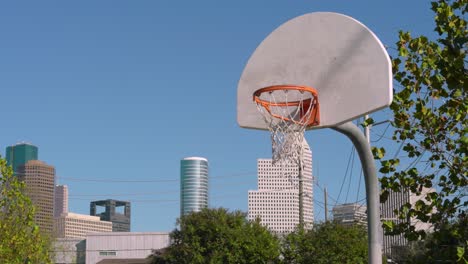 view of downtown houston, texas from city recreation park