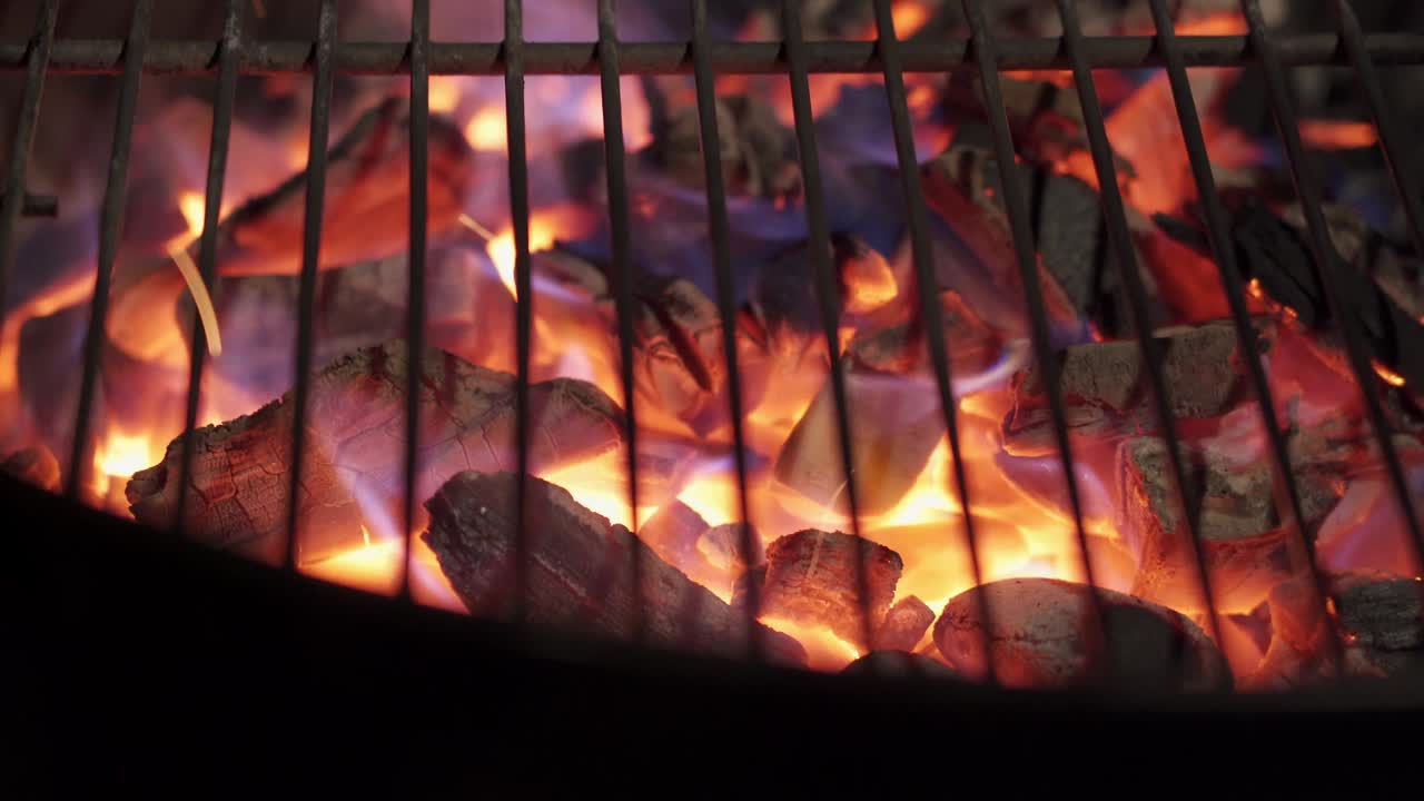 Cole burning red in the grill