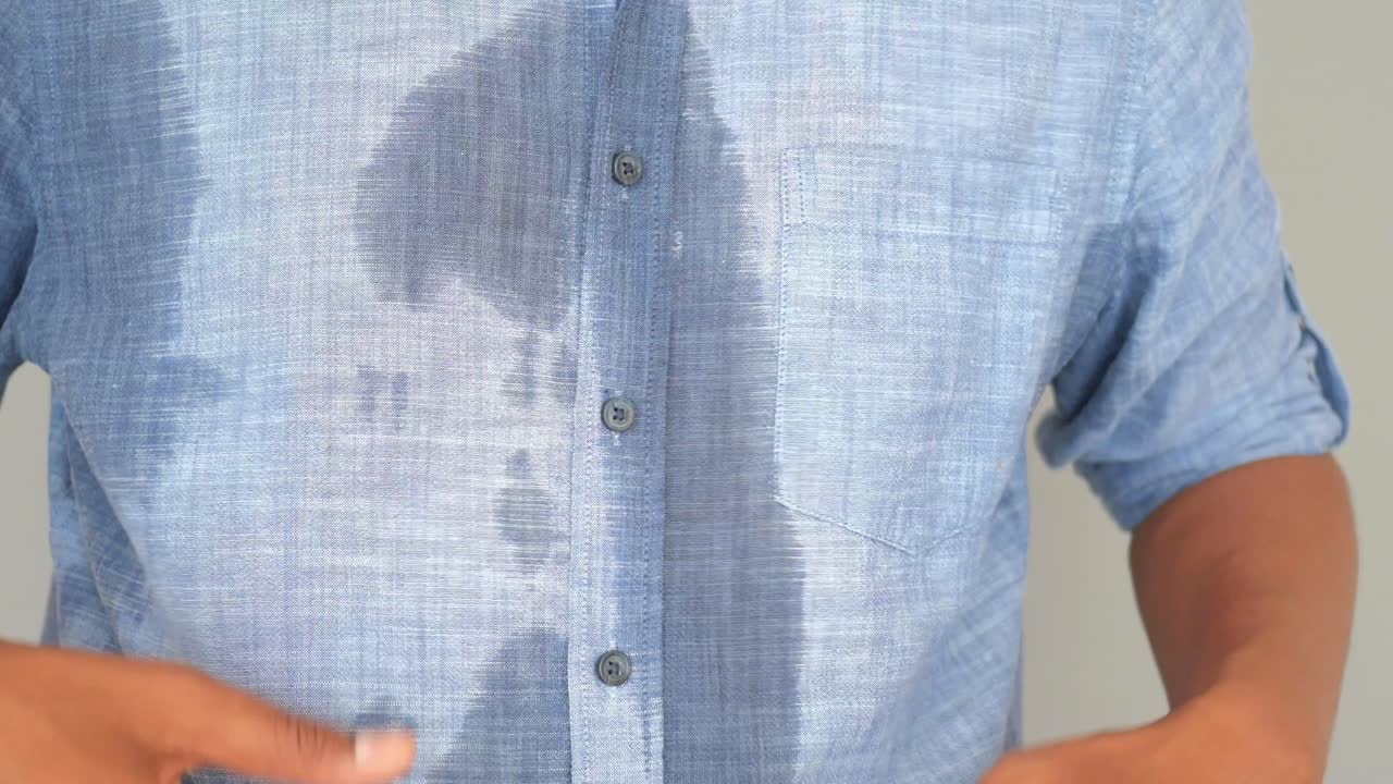 Sweat-soaked shirt