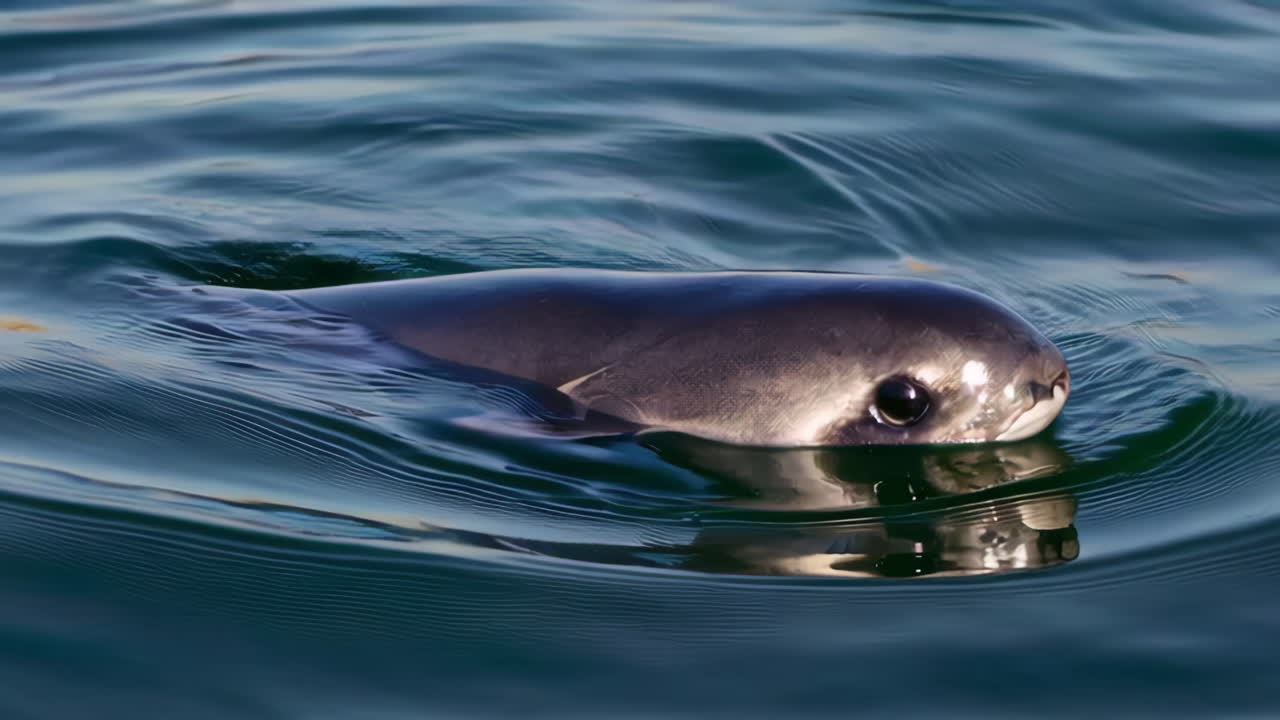 Harbor Porpoise in the Ocean
