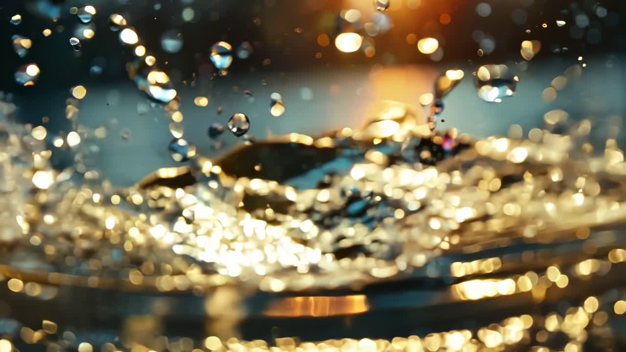 A heart is in the middle of a splash of water. The water is blue and the heart is white