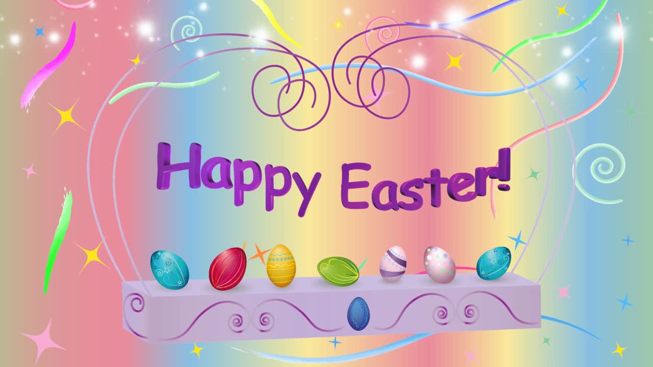 축하하는 부활절