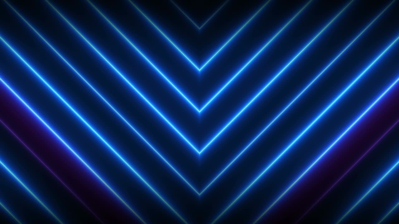 luces de neón brillantes futuristas de moda tecnología de bucle sin costuras gráficos de movimiento