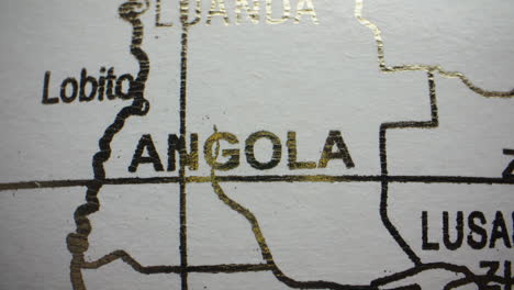 map of angola and surrounding areas