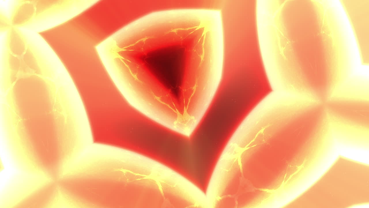 Abstract kaleidoscope animated pattern