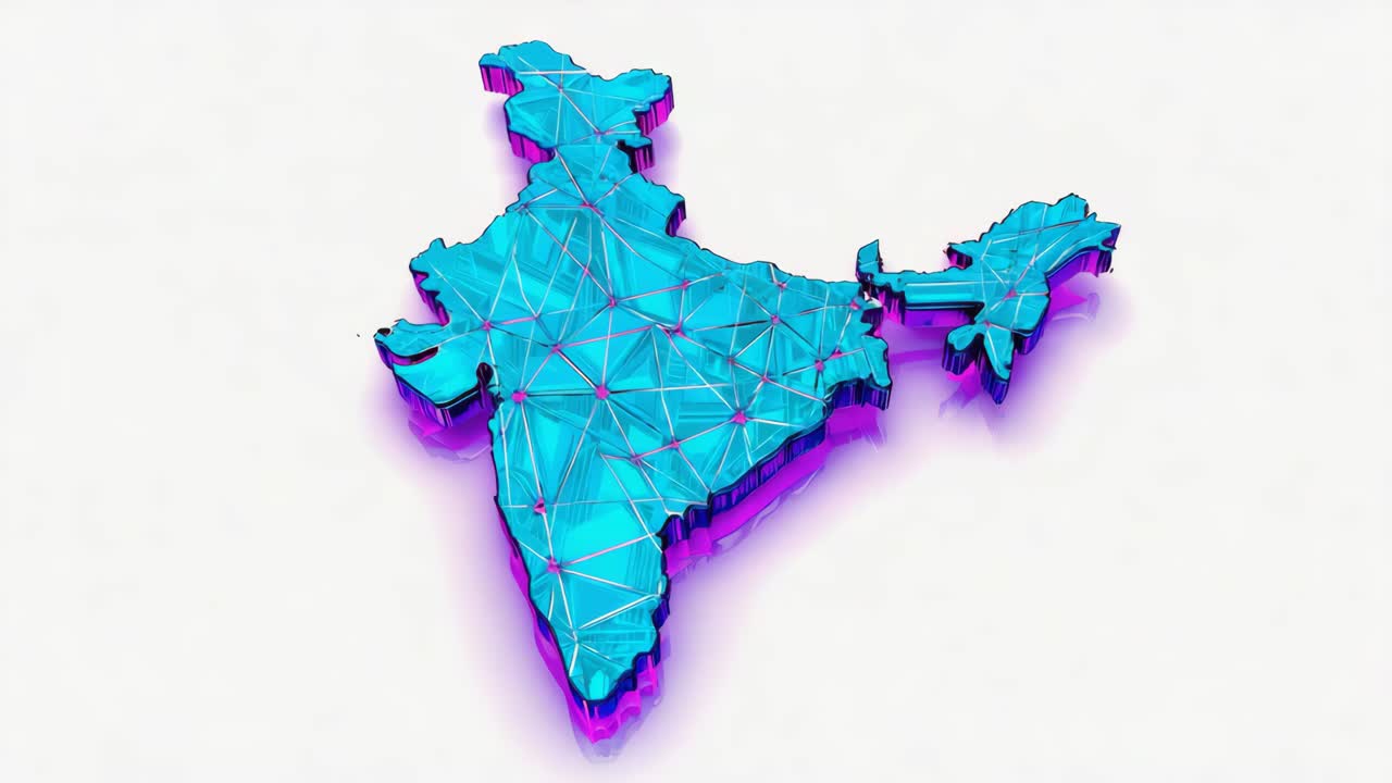 3D India Map