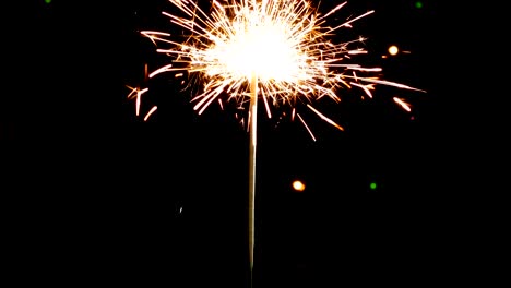 las luces de bengala.