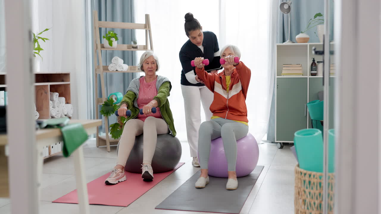 어르신들, 피트니스 수업