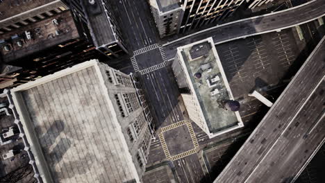 Vista-Superior-De-La-Ciudad-De-La-Construcción-De-Rascacielos-Por-Drones