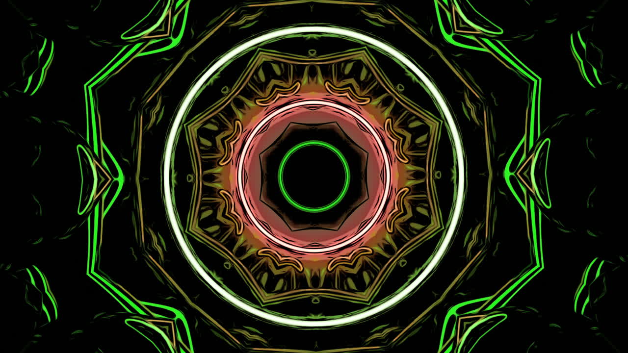 diseño abstracto de mandala brillante