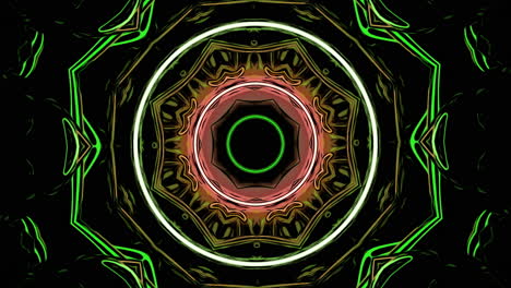 diseño abstracto de mandala brillante