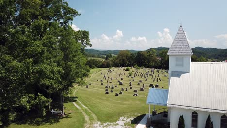 Antena-De-La-Capilla-En-Abington,-Virginia