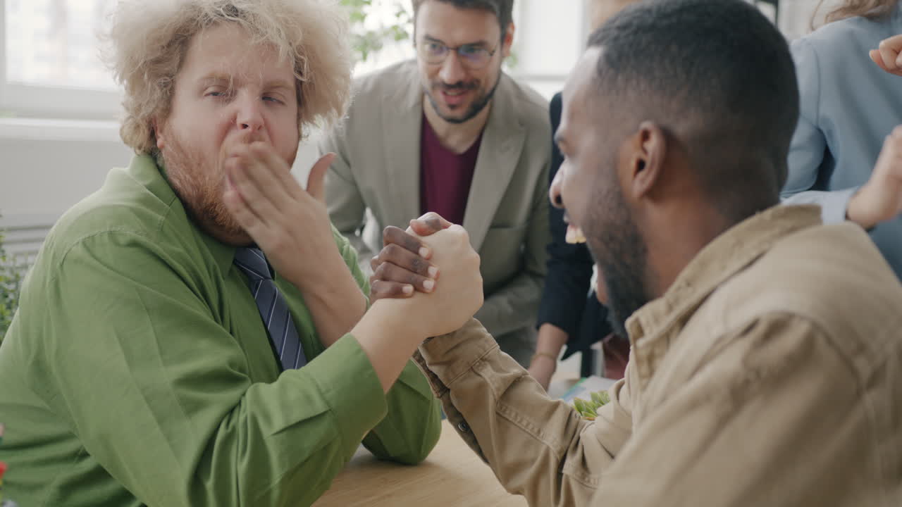 Office Arm Wrestling Fun