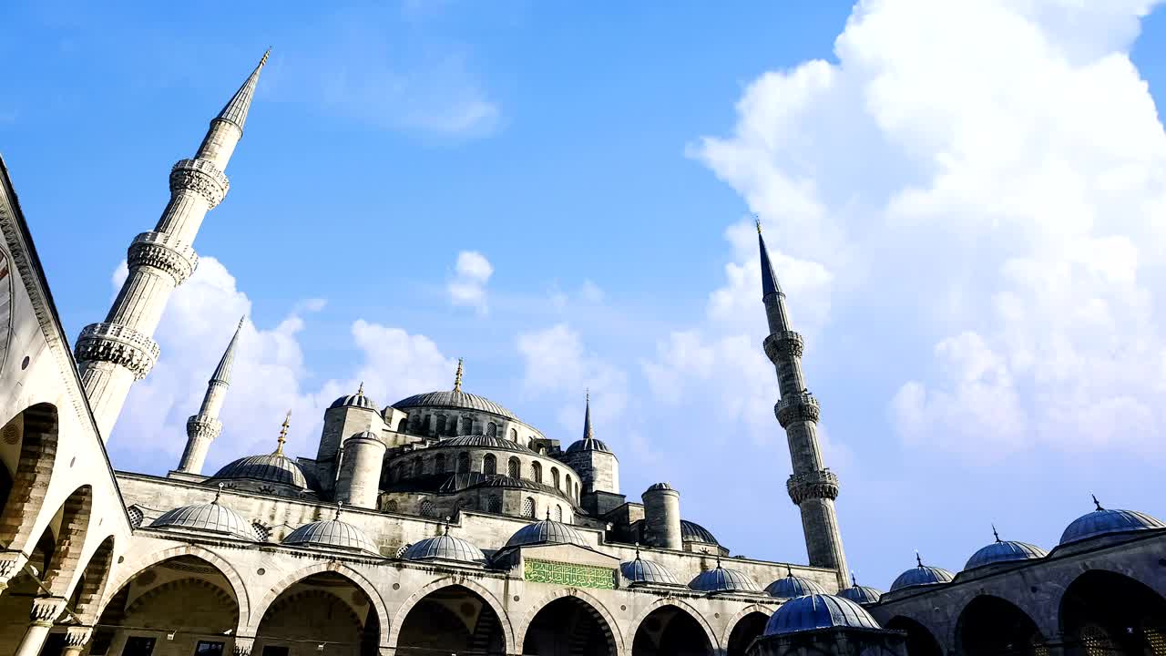 cinemagraph - la mezquita del sultán ahmed (mezquita azul), estambul, turquía.