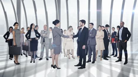 group of business people meeting