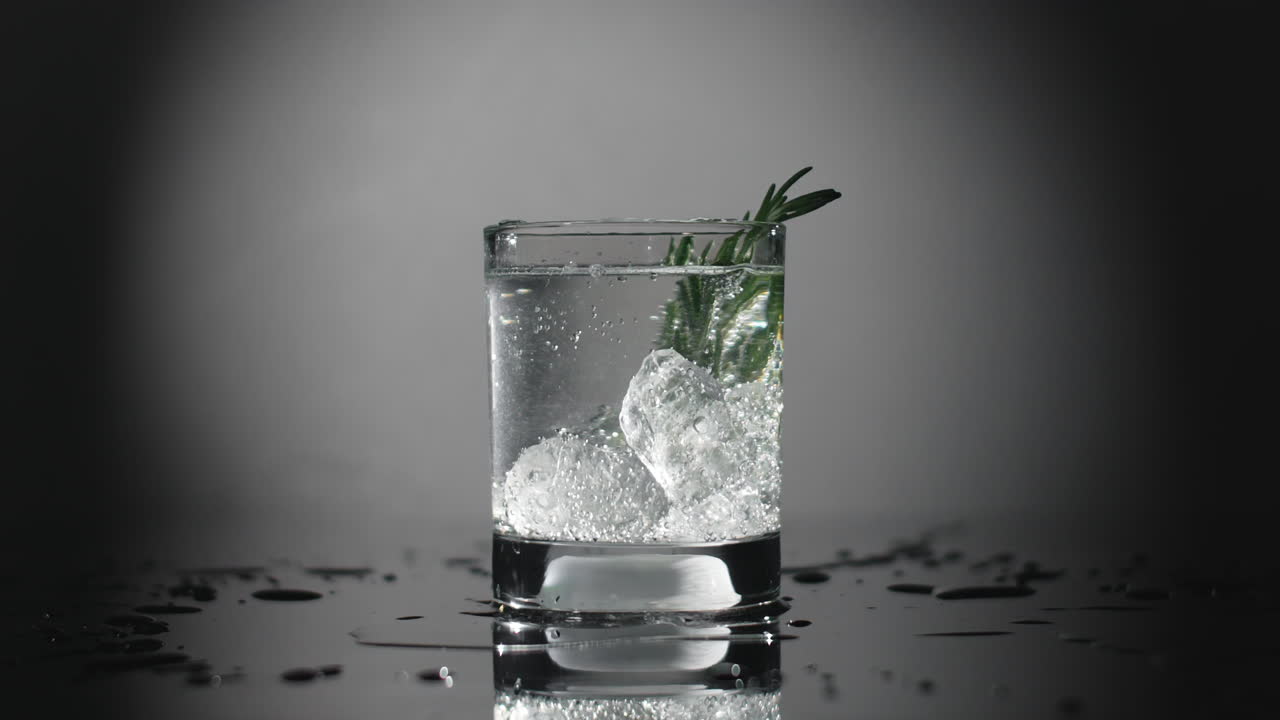 Gin and Tonic with Rosemary