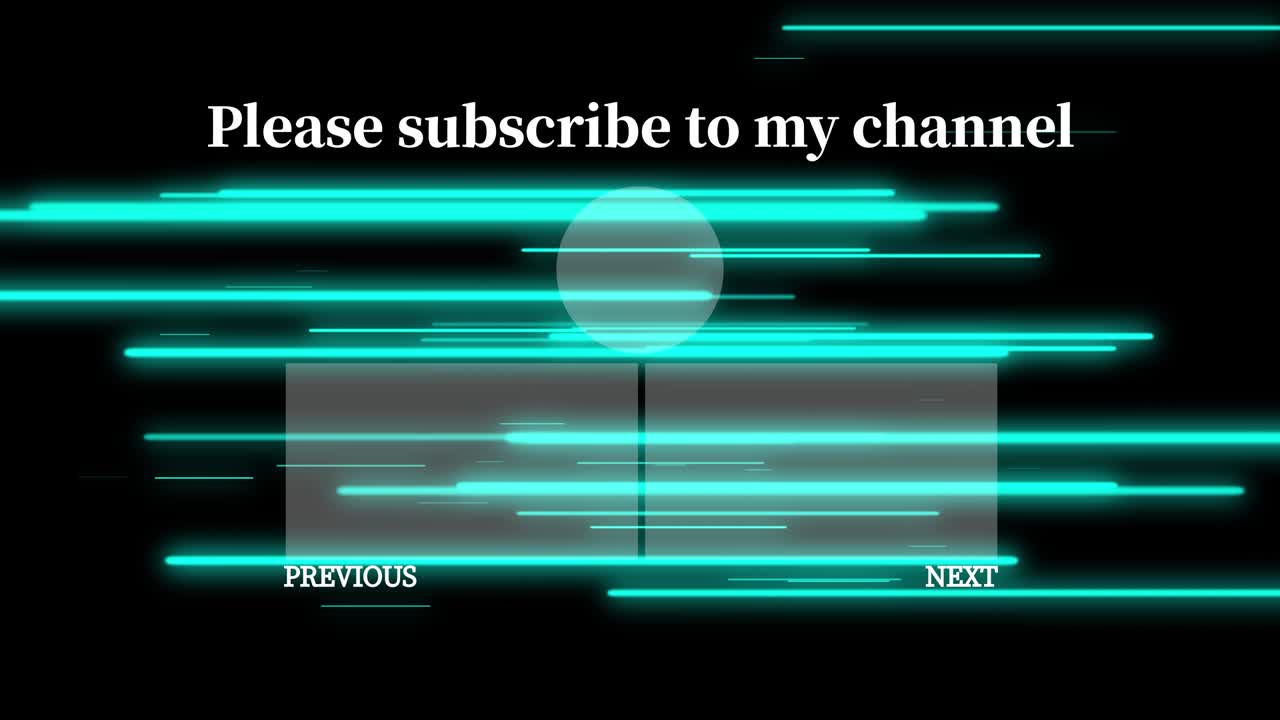 객체 조명 엔드 카드 엔딩 스크린 모션 그래픽