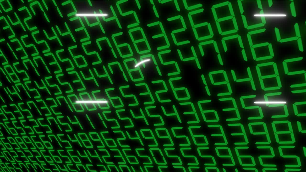 número aleatorio card de finalización pantalla de finalización gráficos de movimiento