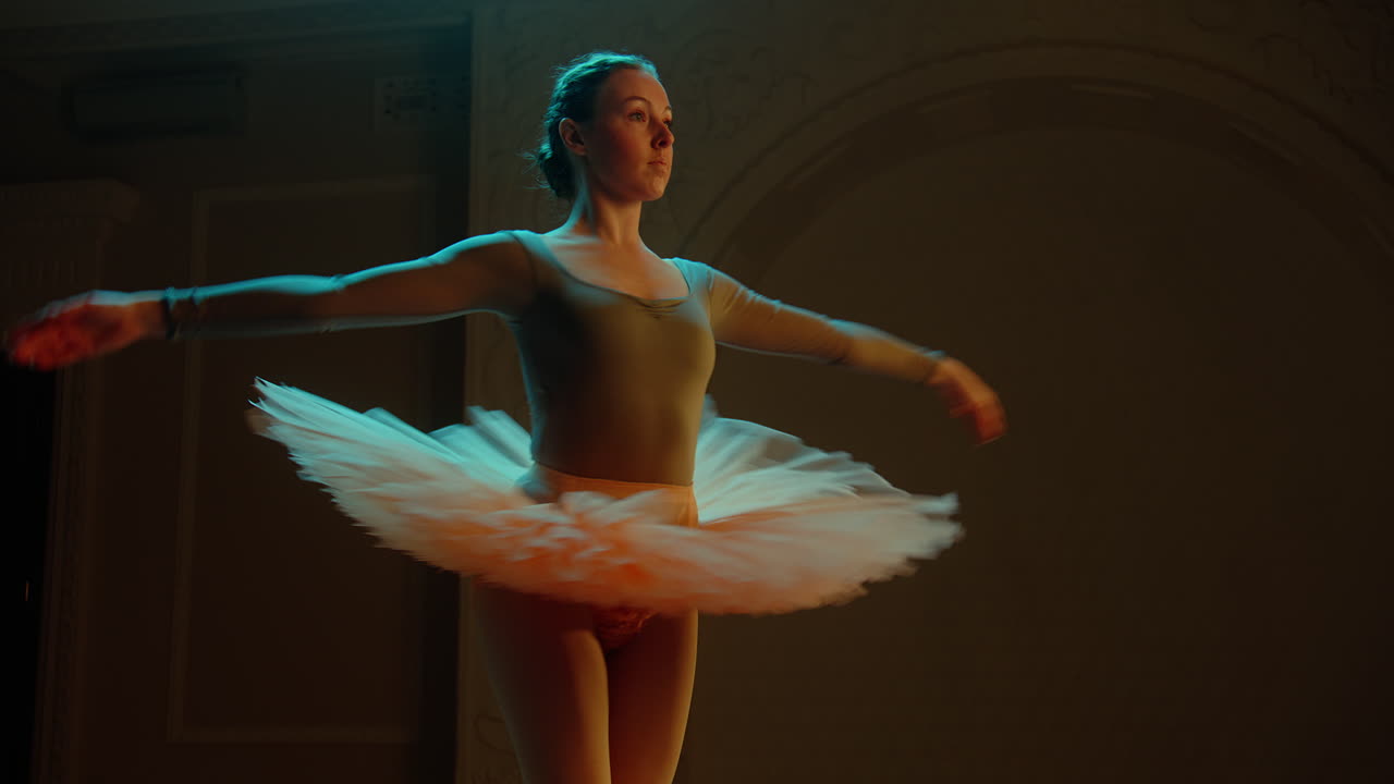 움직이는 발레 댄서