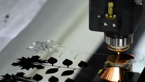 CNC-Laser-cutting-of-metal,-modern-industrial-technology.