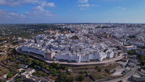 ostuni italy with white buildings
