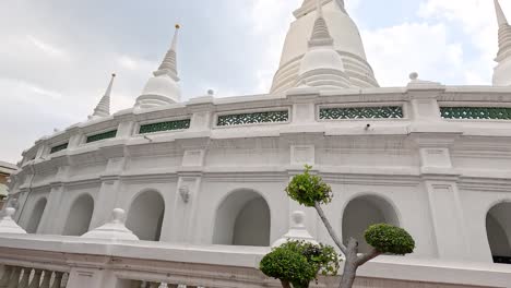 a serene view of a bangkok temple