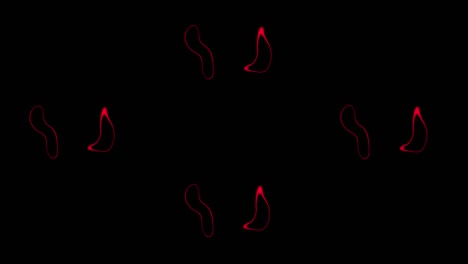 distorted circle spread loop animation motion graphics