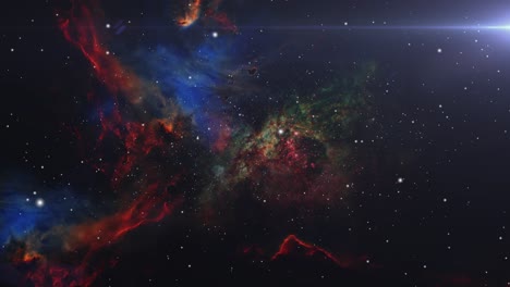 universo,fondo espacial abstracto con nebulosas