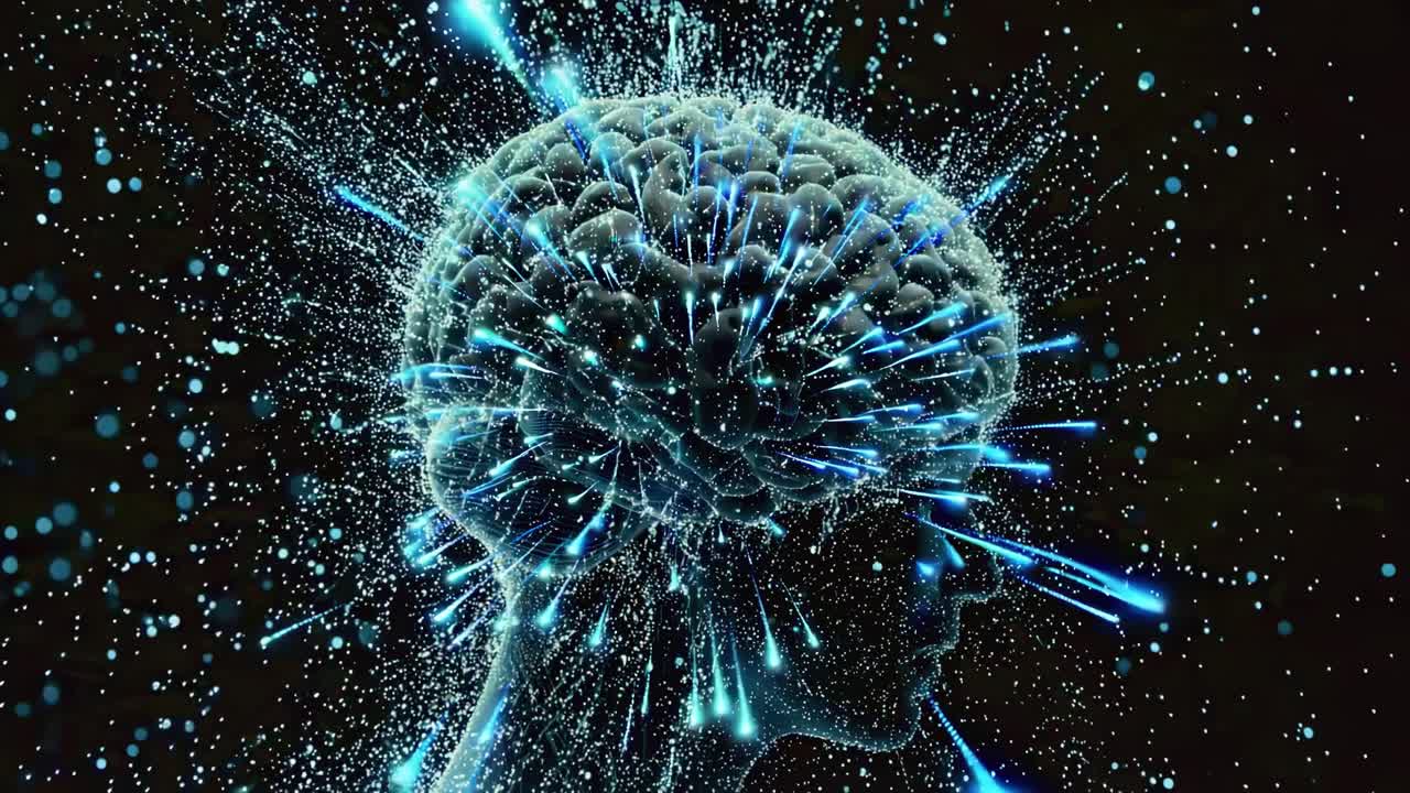 Exploring the depths of human consciousness through vibrant visual representations of brain activity and neural connections