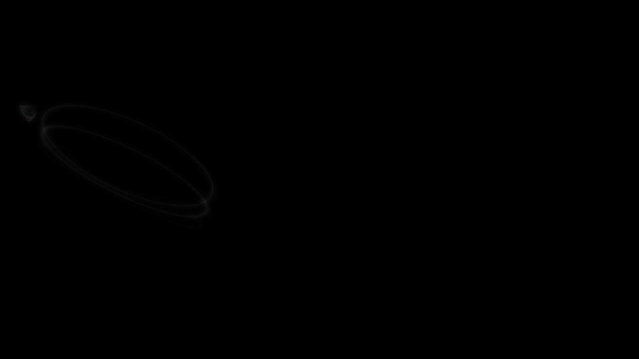 línea abstracta gráfica arte minimalista en movimiento en un fondo sencillo oscuro