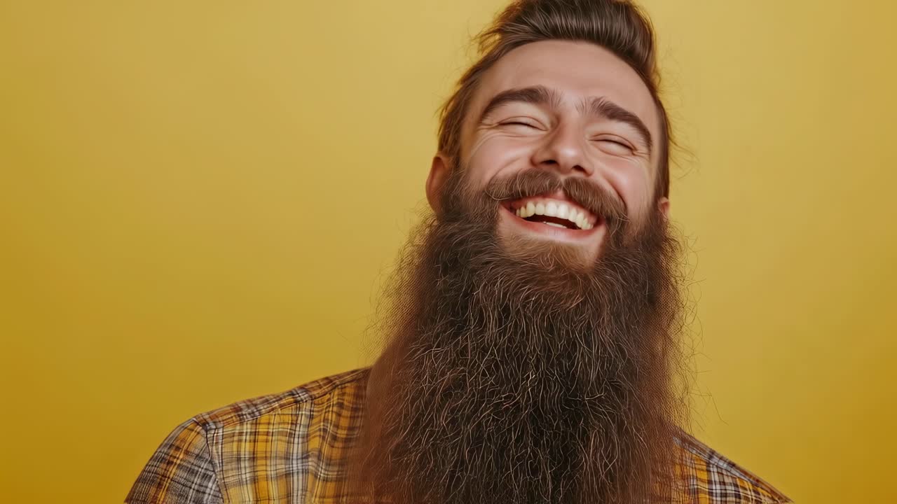 Happy Bearded Man
