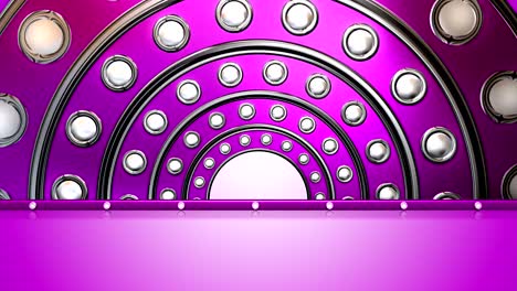 circles stage disco lights 3d dance floor background