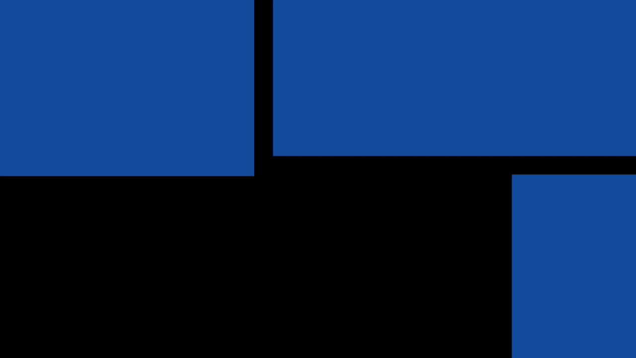 Effect in the Mondrian style in blue, white and yellow