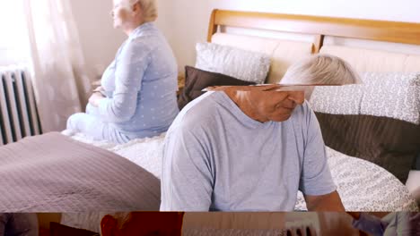 Sad-senior-couple-sitting-on-bed