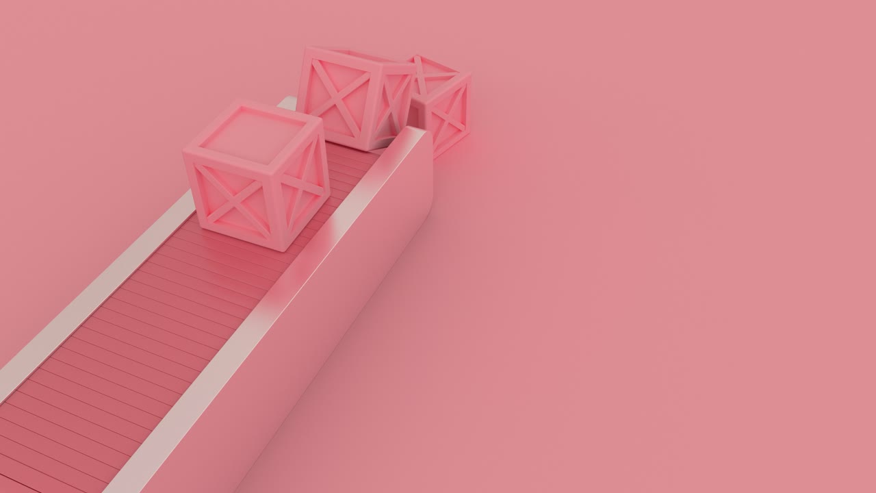 абстрактная конвейерная лента погрузчика аэропорта