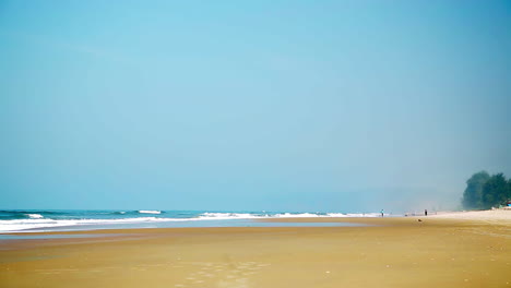 beautiful beach scene with people