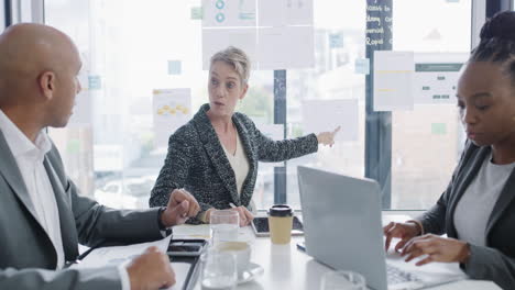 reunión de negocios en curso