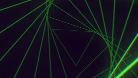 green lines on black a captivating pattern